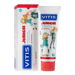 Dentaid VITIS Junior pasta 75ml - pasta do zębów w żelu o smaku tutti-frutti od Praktident stomatologia