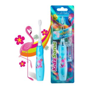 BRUSH-BABY KidzSonic 3+ szczoteczka soniczna dla dzieci FLAMING