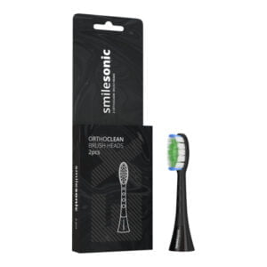 SMILESONIC OrthoClean BLACK 2szt. - końcówki ortodontyczne do szczoteczek SmileSonic EX