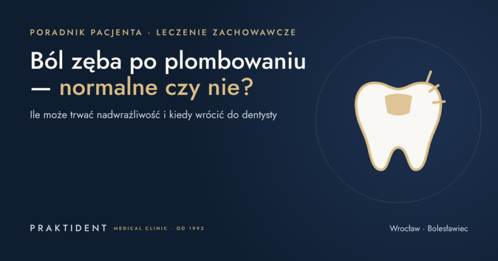 Ból zęba po plombowaniu — normalne czy nie?
